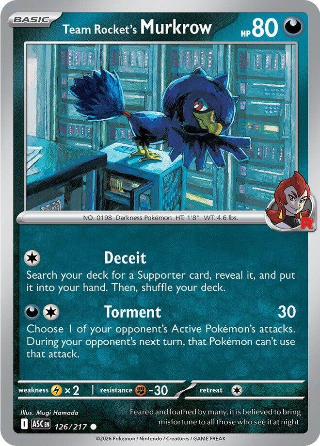 Team Rocket's Murkrow - ME: Ascended Heroes (ASC) by TCGDON on MYNTED