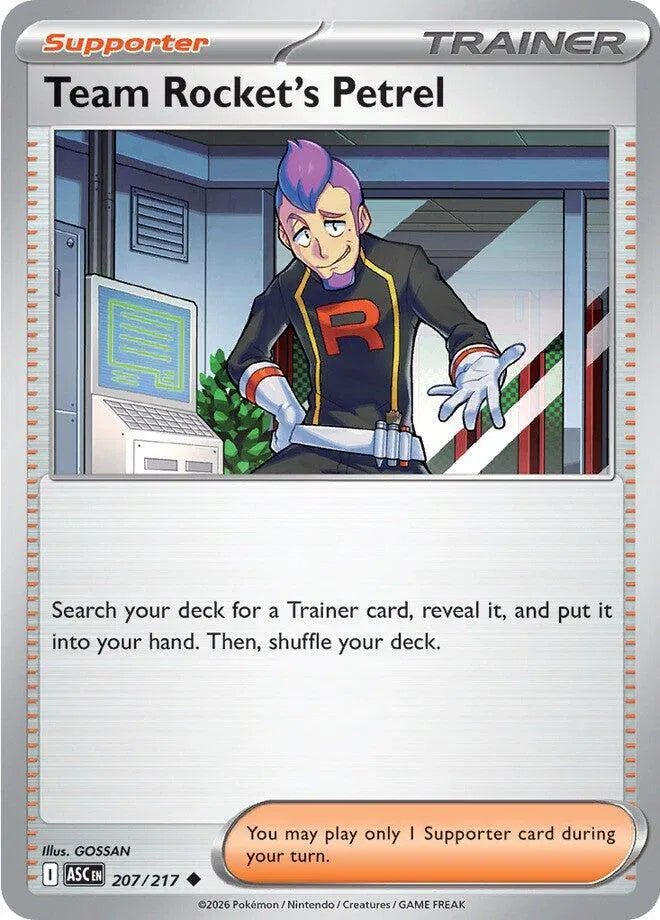 Team Rocket's Petrel 207/207 - Ascended Heroes - Reverse Holofoil by Light Collectibles on MYNTED