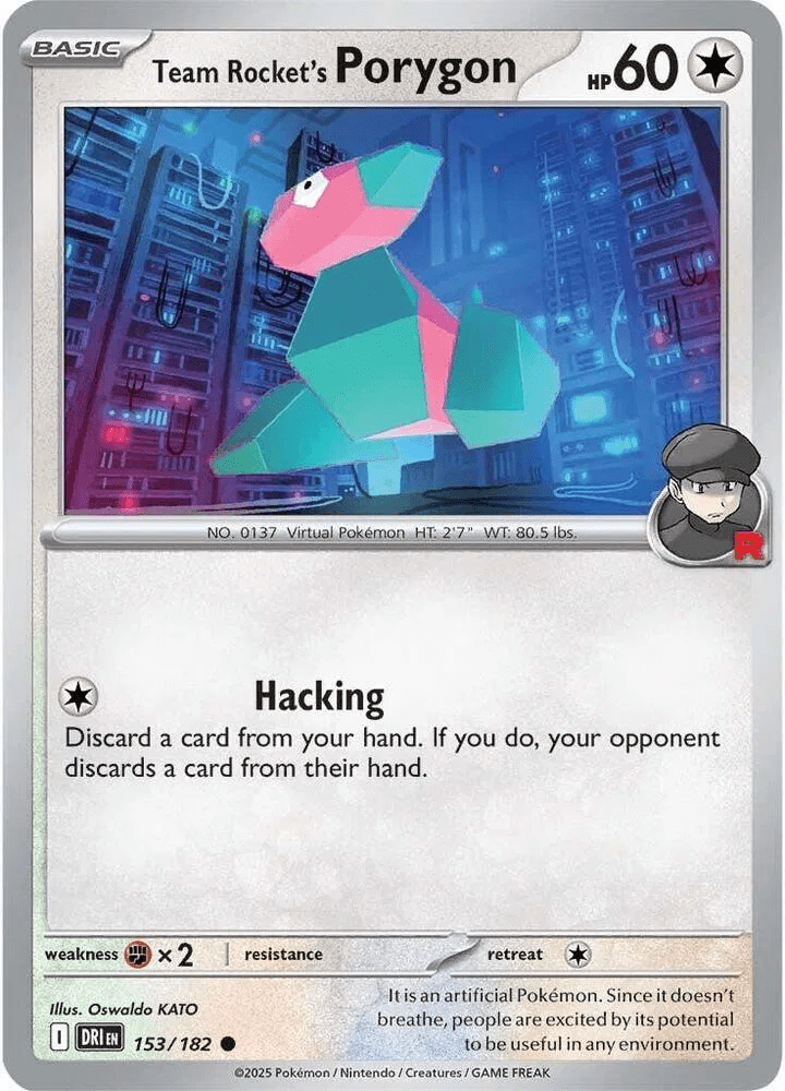 Team Rocket's Porygon 153 - Destined Rivals by PokéPW on MYNTED