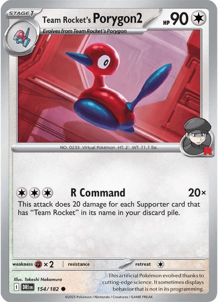 Team Rocket's Porygon2 154 - Destined Rivals by PokéPW on MYNTED