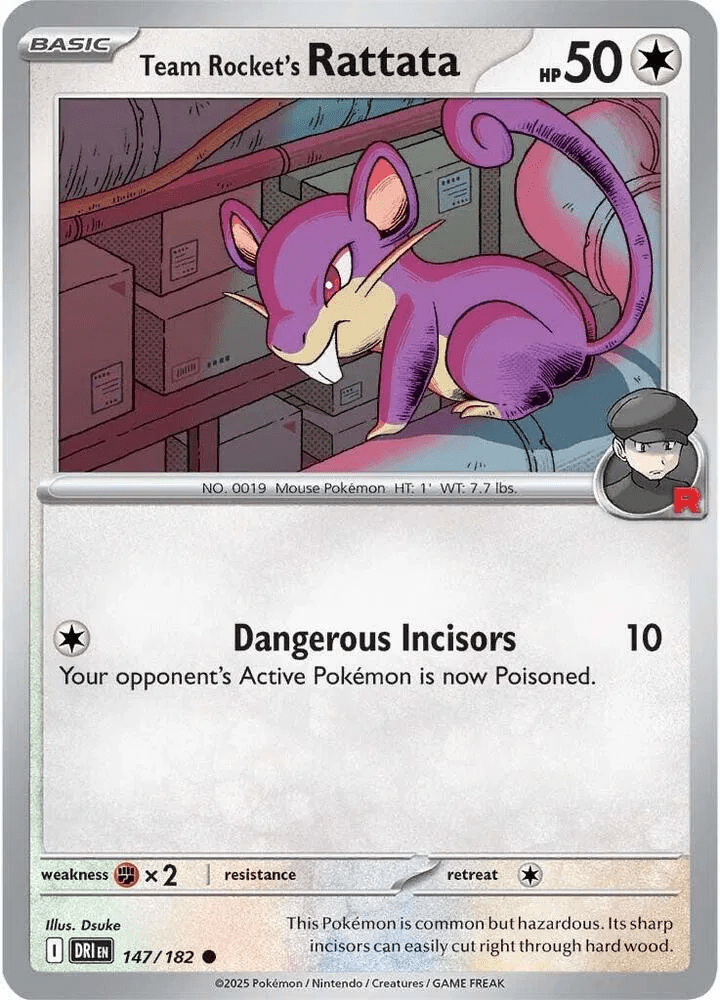 Team Rocket's Rattata 147 - Destined Rivals by PokéPW on MYNTED