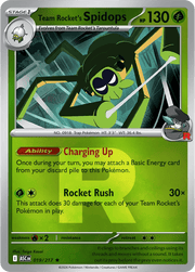 Team Rocket's Spidops - 019/217 - Reverse Holofoil (Team Rocket) by The Archive Stop on MYNTED