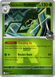 Team Rocket's Spidops (Team Rocket) 019/217 Reverse Holo | Mega Evolution – Ascended Heroes by Worth the XP on MYNTED