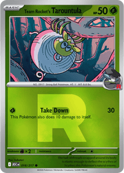 Team Rocket's Tarountula (Team Rocket) 018/217 (Ascended Heroes) by PokéPW on MYNTED