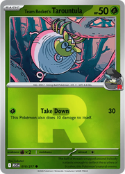 Team Rocket's Tarountula (Team Rocket) Ascended Heroes Common 018/217 by Shark Pop Culture on MYNTED