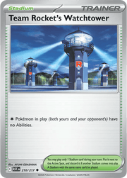 Team Rocket's Watchtower 210/217 - Ascended Heroes - Normal by Light Collectibles on MYNTED