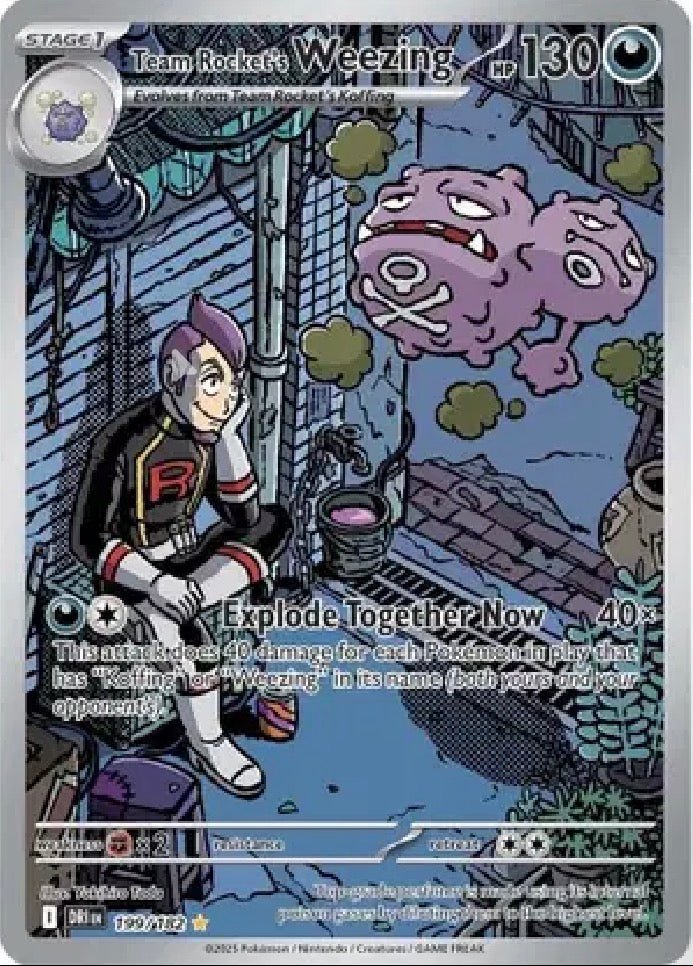 Team Rocket’s Weezing 199/182 by MochiTCG on MYNTED