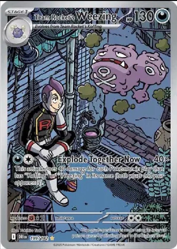 Team Rocket’s Weezing 199/182 by MochiTCG on MYNTED
