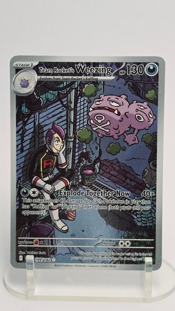 Team Rocket's Weezing - Destined Rivals - IR 199/182 - English by MechaKai Collectibles on MYNTED