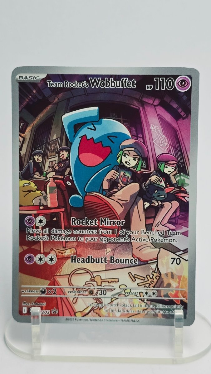 Team Rocket's Wobbuffet - Scarlet & Violet Promo - 203 - English by MechaKai Collectibles on MYNTED
