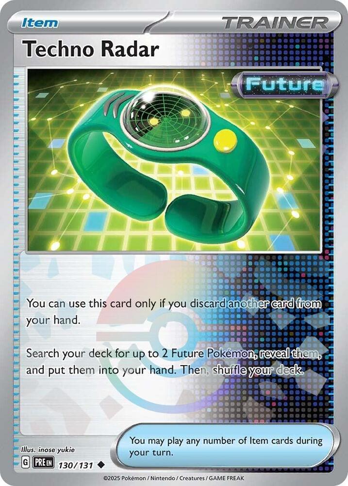 Techno Radar - 130/131 (Poke Ball Pattern) - SV: Prismatic Evolutions (PRE) by SAFAQATI on MYNTED
