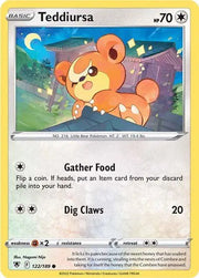 Teddiursa - 122/189 - Reverse Holofoil by The Archive Stop on MYNTED