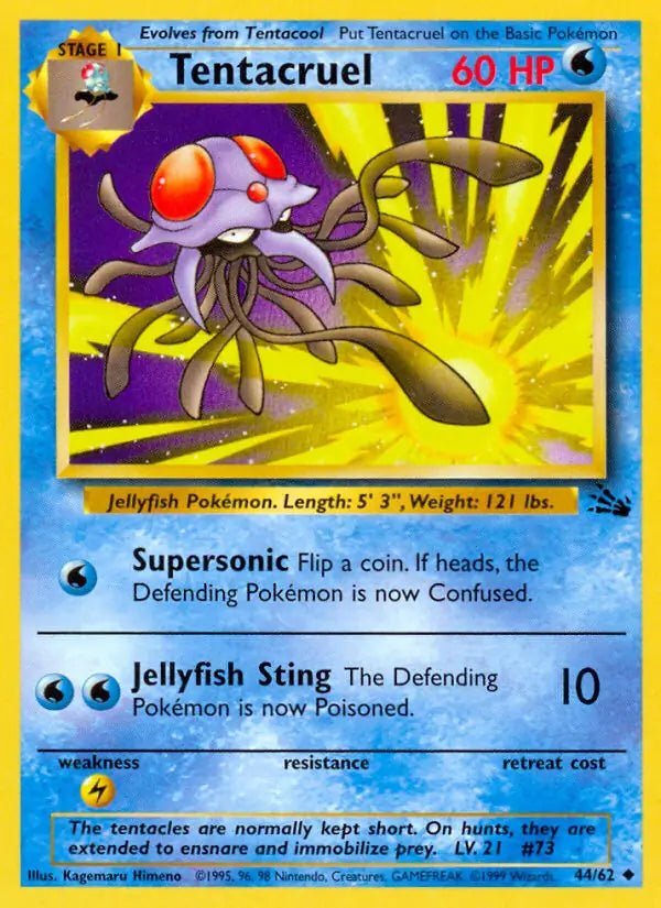 Tentacruel - 44/62 - Fossil by The Archive Stop on MYNTED