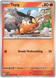 Tepig 029/217 Common | Mega Evolution – Ascended Heroes by Worth the XP on MYNTED