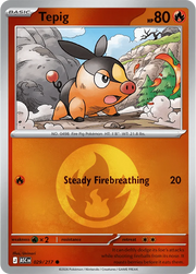 Tepig - 029/217 - Reverse Holofoil (Energy Symbol Pattern) by The Archive Stop on MYNTED