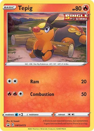 Tepig - SWSH172 Promo by The Archive Stop on MYNTED