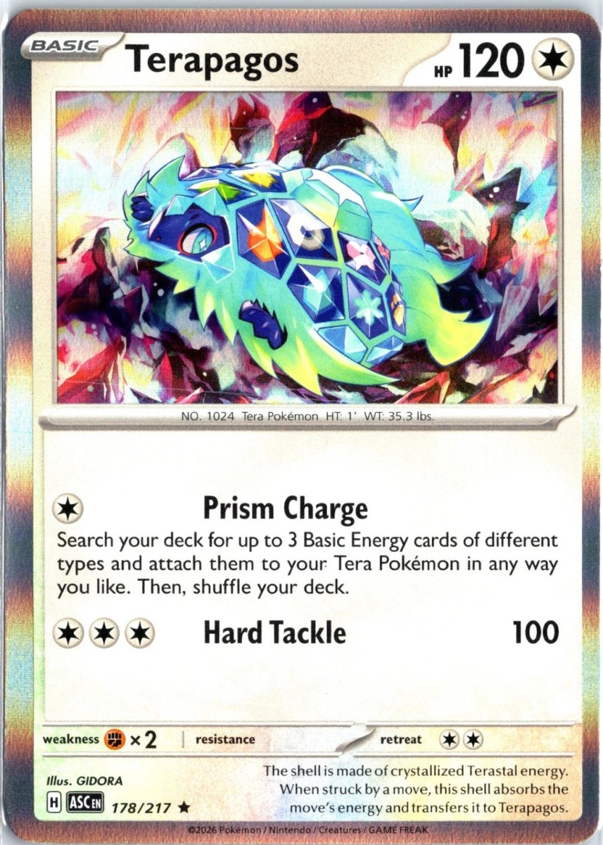 Terapagos - 178/217 (Holo) - ME: Ascended Heroes (ASC) by SAFAQATI on MYNTED