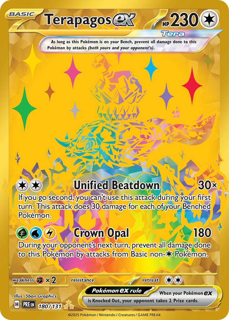 Terapagos EX - 180/131 Hyper Rare by The Archive Stop on MYNTED