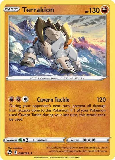 Terrakion 097/195 · Holofoil (Silver Tempest) by ISB Collector on MYNTED