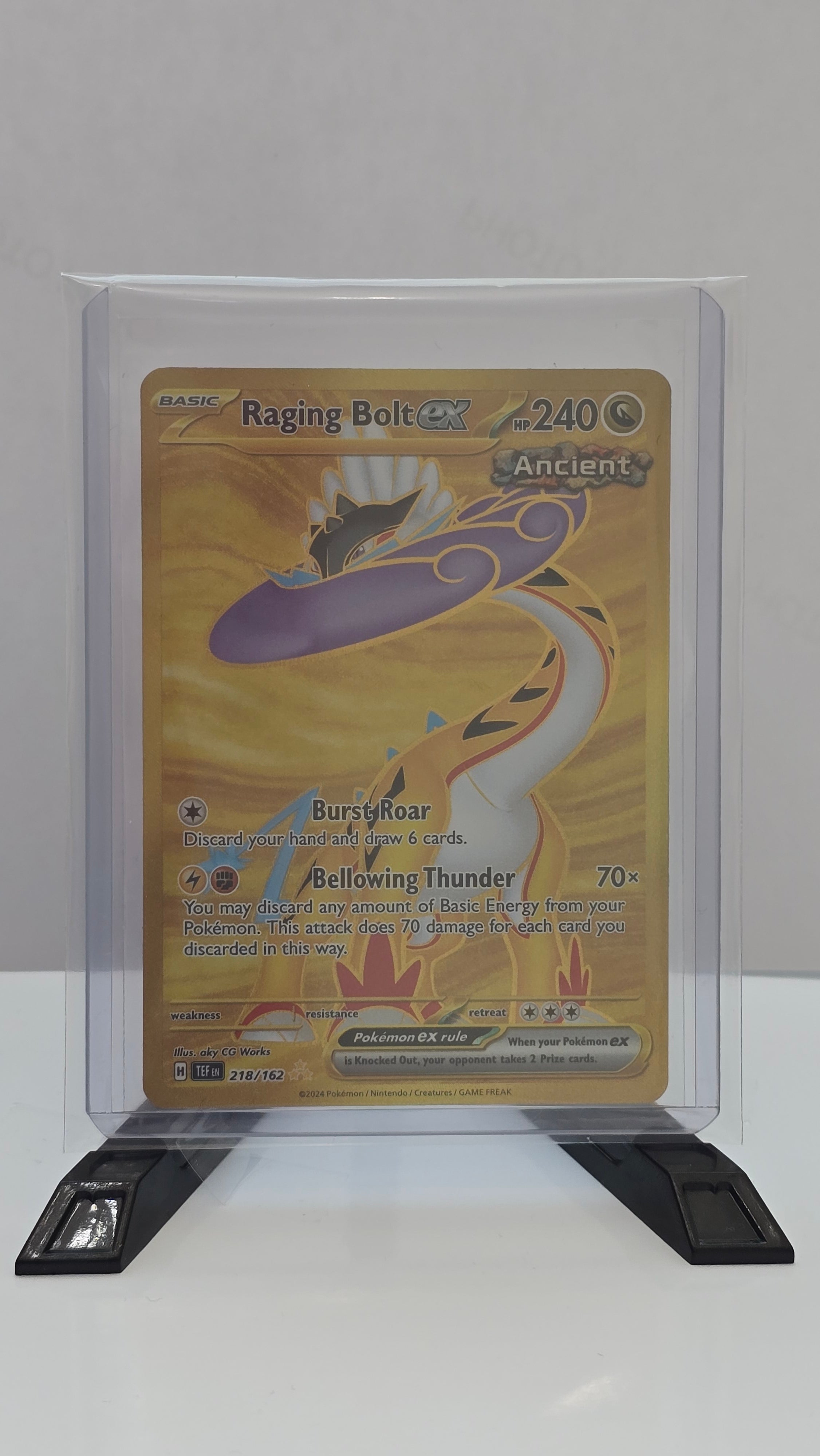 Raging Bolt ex - Temporal Forces - Hyper Rare 218/162 - English