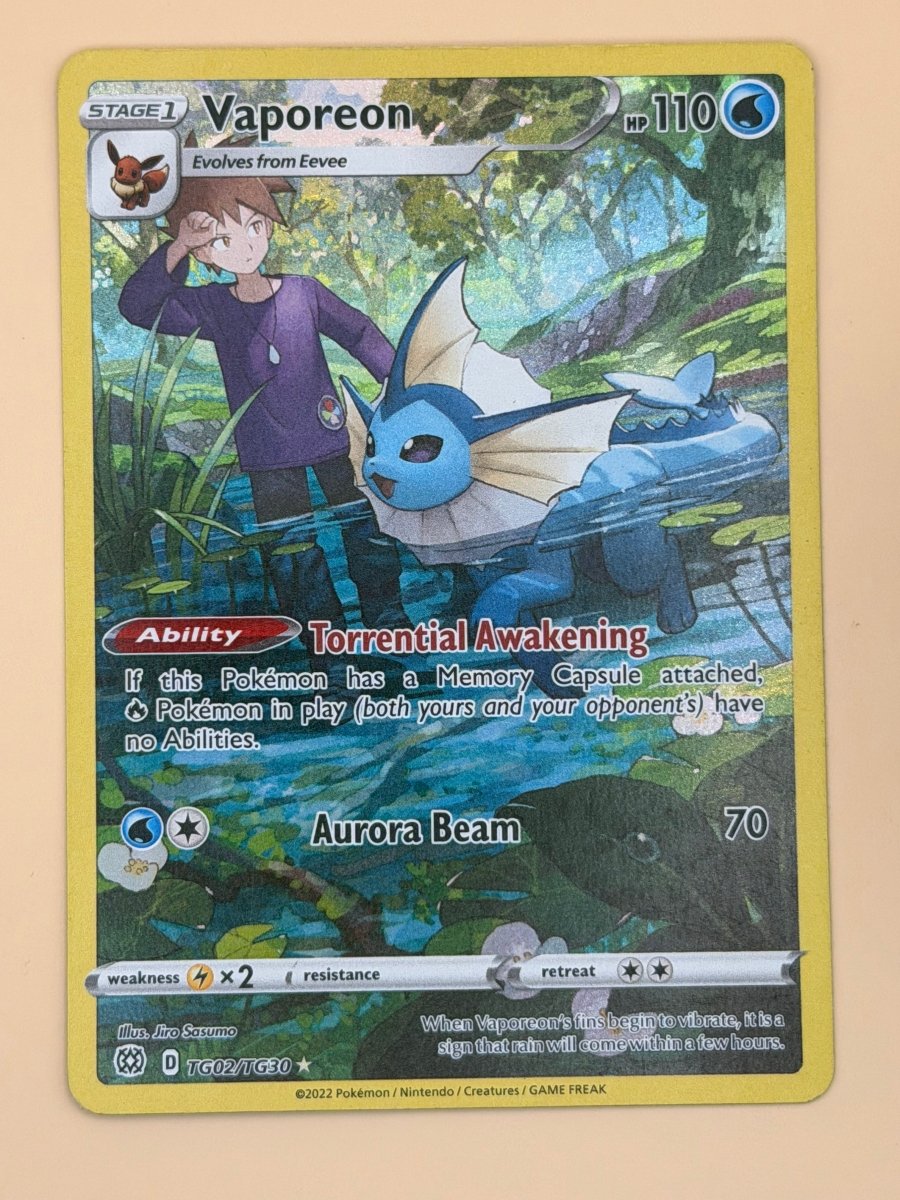 TG02/TG30 Vaporeon - Brilliant Stars Trainer Gallery by Poké Zen DXB on MYNTED