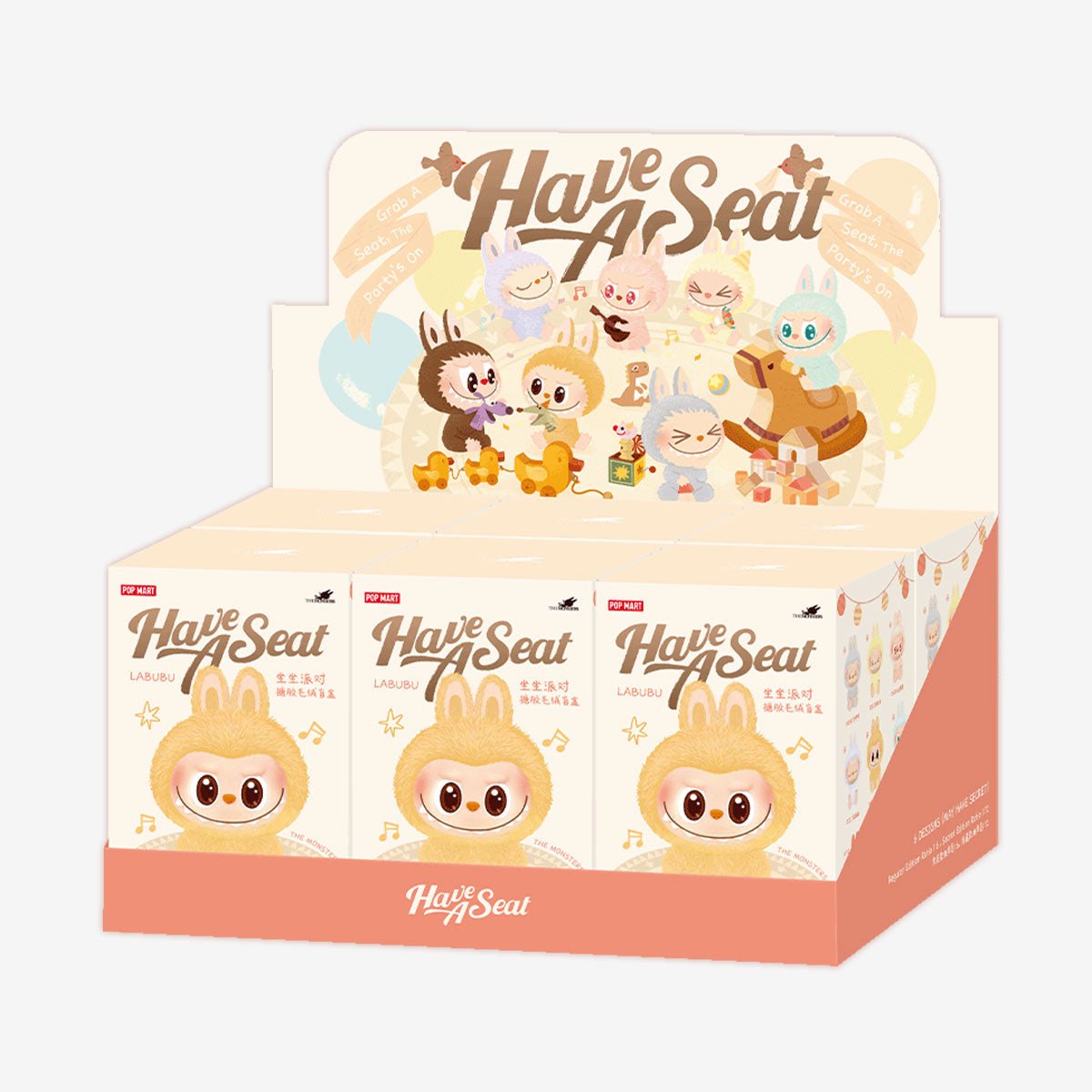 THE MONSTERS - Have a Seat Vinyl Plush Blind Box by Ihemesai Collections on MYNTED