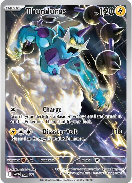 Thundurus - 209 - SV: Scarlet & Violet Promo Cards (SVP) by Poké Dubai on MYNTED