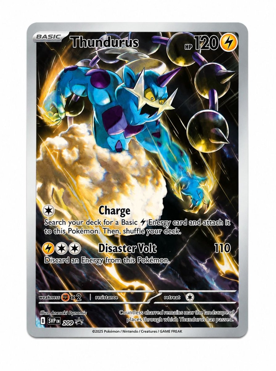 Thundurus SVP 209 Black Star Promo Pokémon Card | English | Near Mint by Emirati TCG Store on MYNTED