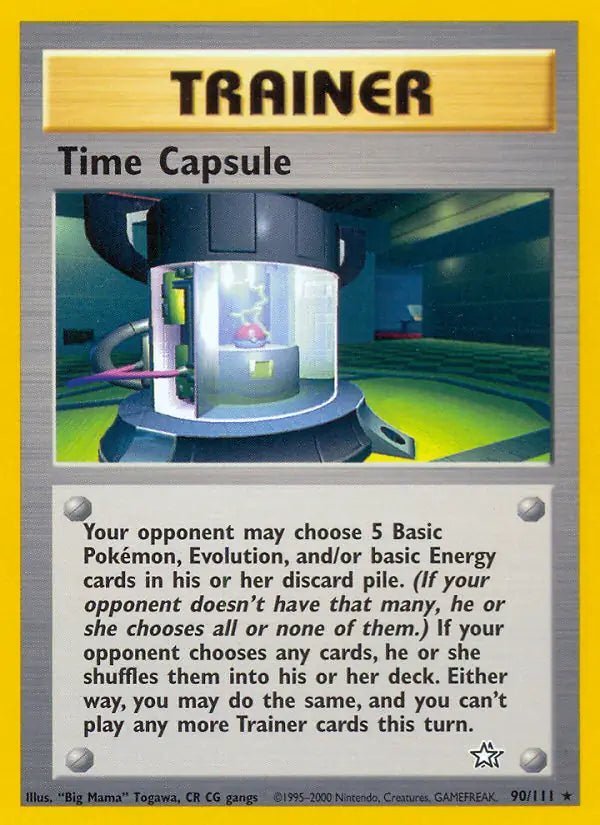 Time Capsule Neo Genesis Rare • 90 Unlimited by Marnie’s TCG on MYNTED
