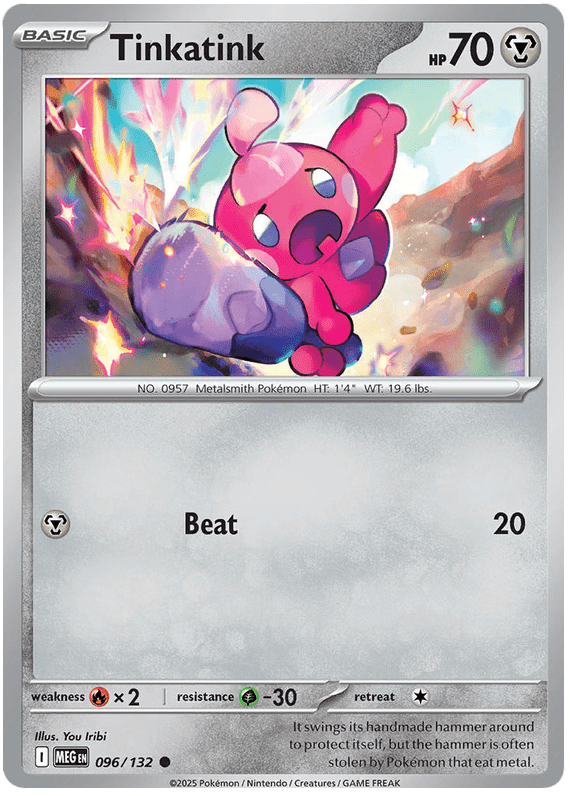 Tinkatink 096/132 Common | Mega Evolution by Worth the XP on MYNTED
