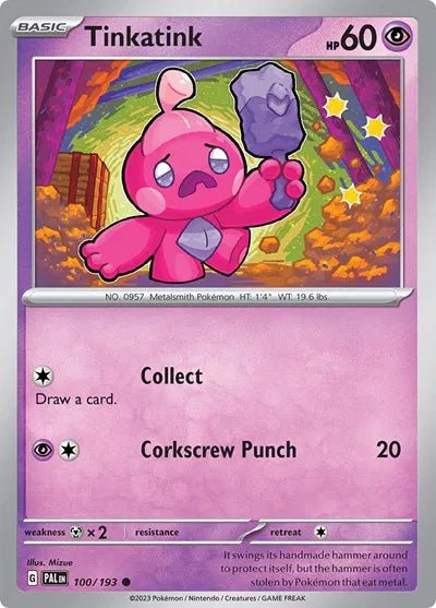 Tinkatink 100/193 · Normal (Paldea Evolved) by Devastation Collectibles on MYNTED