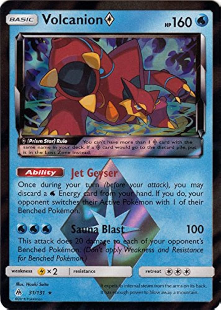 volcanion prism star forbidden light 31/131