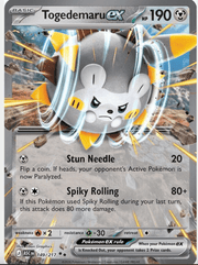 Togedemaru Ex 149 Pokemon Ascended Heroes by Birdcyd on MYNTED