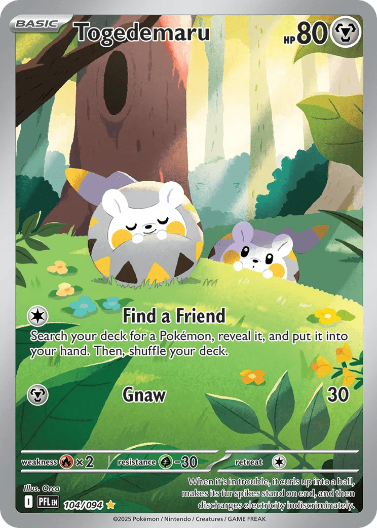 Togedemaru - Phantasmal Flames - IR 104/094 - English by MechaKai Collectibles on MYNTED