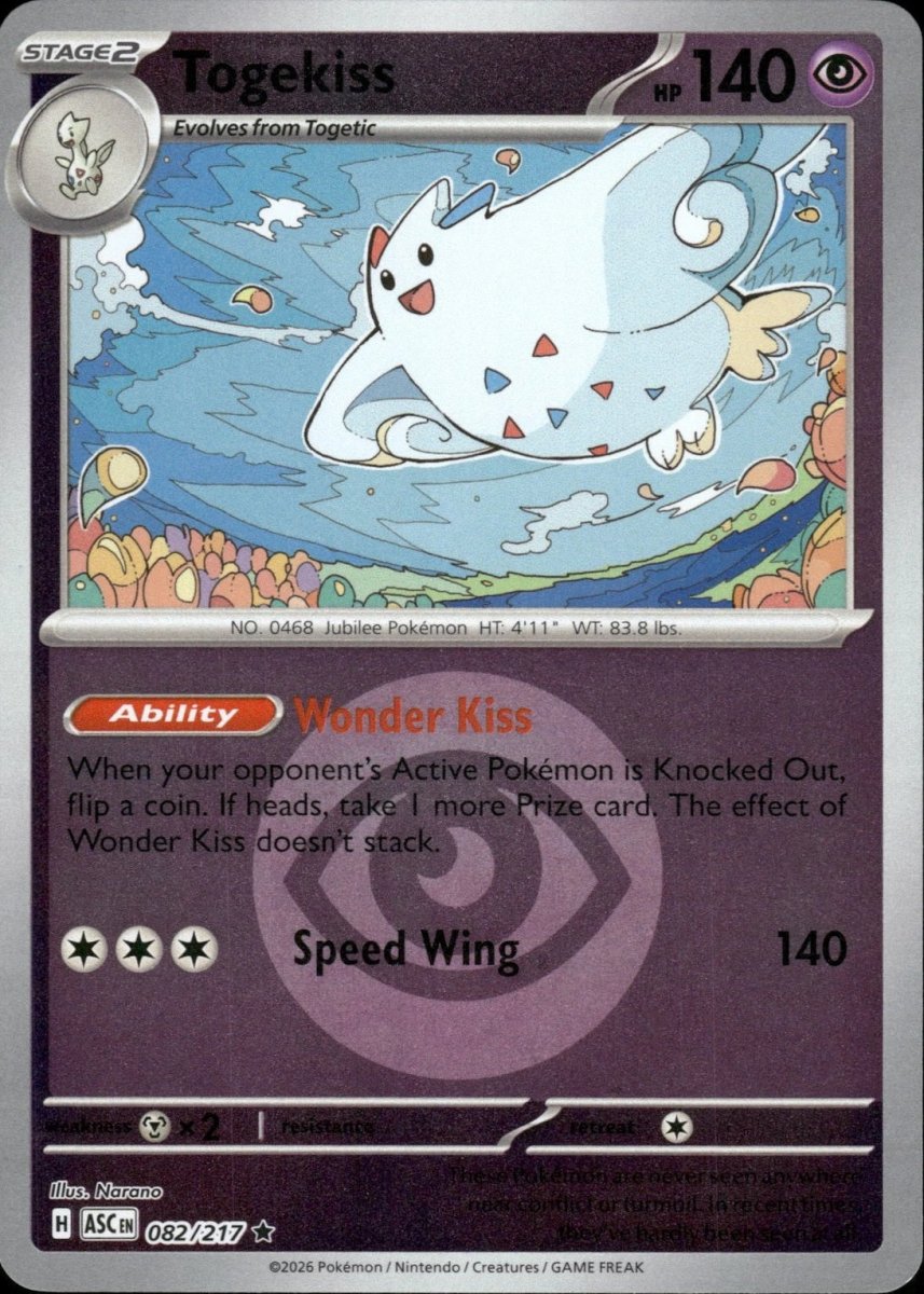Togekiss - 082/217 (Energy Symbol Pattern) - ME: Ascended Heroes (ASC) by SAFAQATI on MYNTED