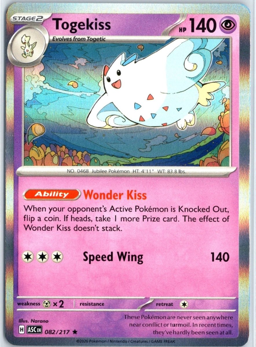 Togekiss - 082/217 (Holo) - ME: Ascended Heroes (ASC) by SAFAQATI on MYNTED
