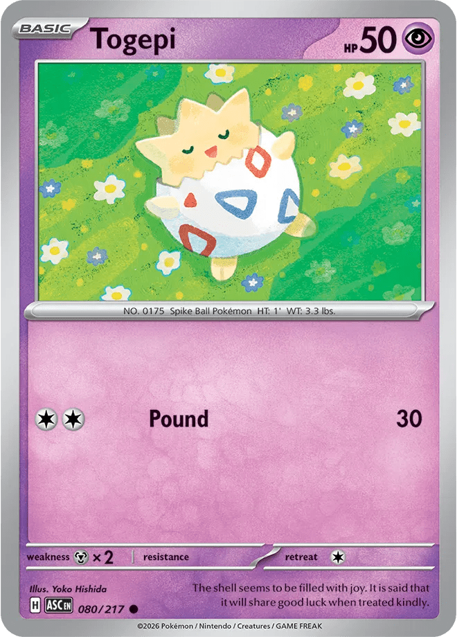 Togepi 080/217 (Ascended Heroes) by Collectorbull on MYNTED