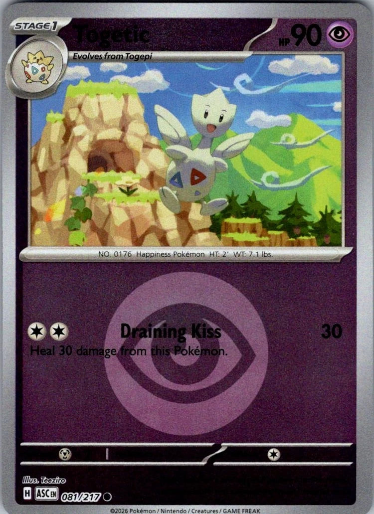 Togetic - 081/217 (Energy Symbol Pattern) - ME: Ascended Heroes (ASC) by SAFAQATI on MYNTED