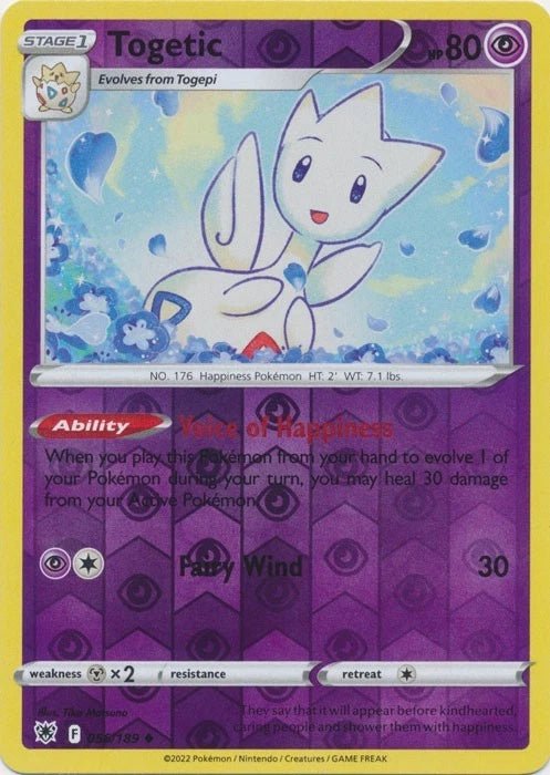 Togetic [Reverse Holo] 56 Pokemon Astral Radiance by Moe‘s Vault on MYNTED