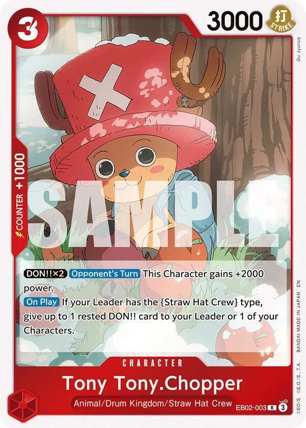 Tony Tony.Chopper EB02-003 (Extra Booster: Anime 25th Collection) by OP Strike TCG on MYNTED
