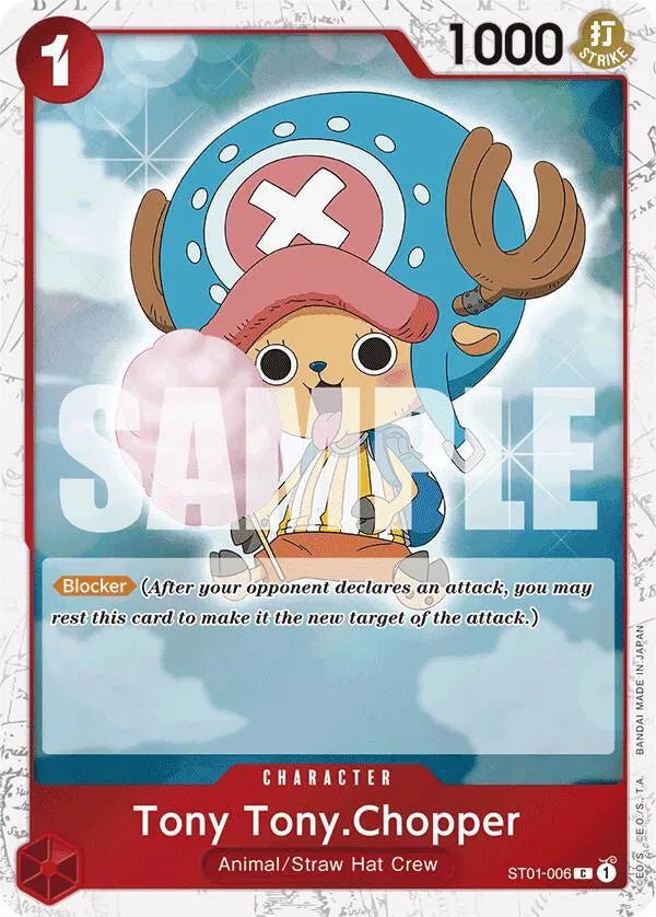 Tony Tony.Chopper (ST01 - 006) (Jolly Roger Foil) Premium Booster C ST01 - 006 by Schmutzfink TCG on MYNTED