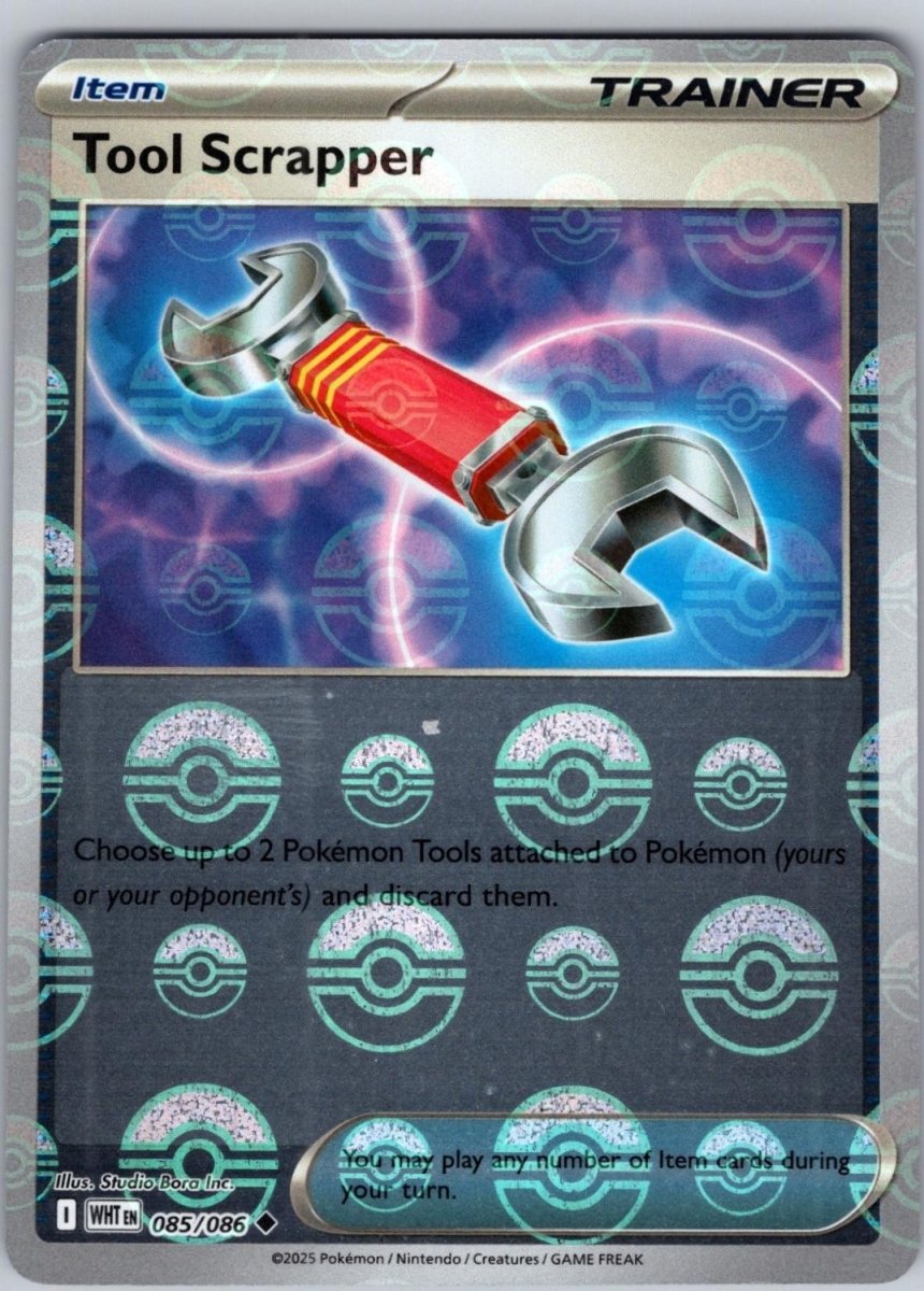 Tool Scrapper - 085/086 (Poke Ball Pattern) - SV: White Flare (WHT) by SAFAQATI on MYNTED