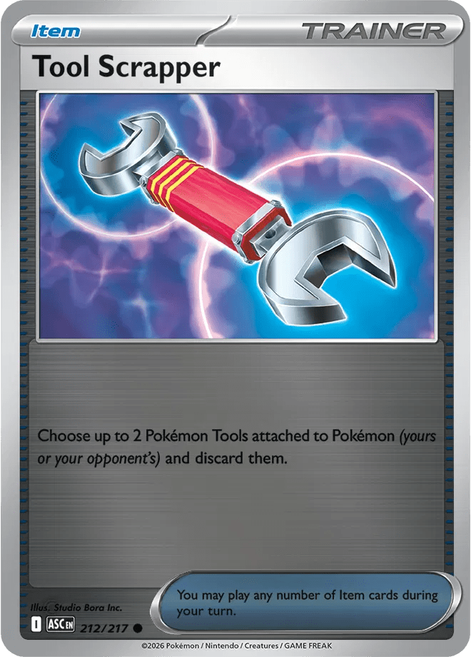 Tool Scrapper Ascended Heroes Common • 212/217 Reverse Holofoil by Shark Pop Culture on MYNTED