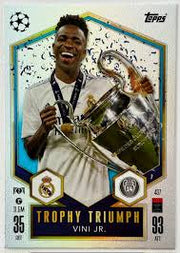 Topps Trophy Triumph Vini Jr Real Madrid by Cards Corner on MYNTED