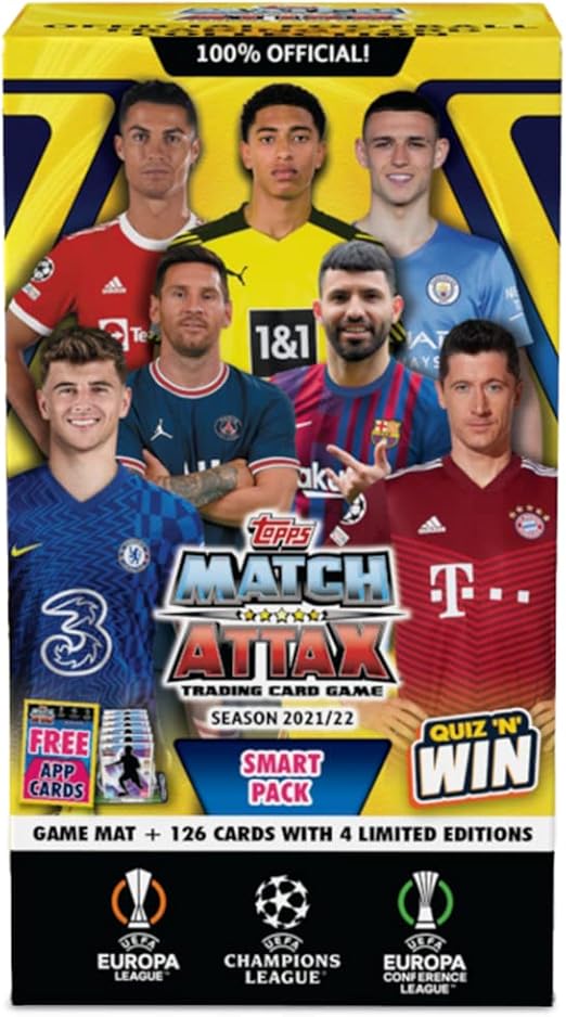 Topps Uefa Champions League Match Attax 2021/22 Smart Pack - 126 Cards by BrickMak on MYNTED