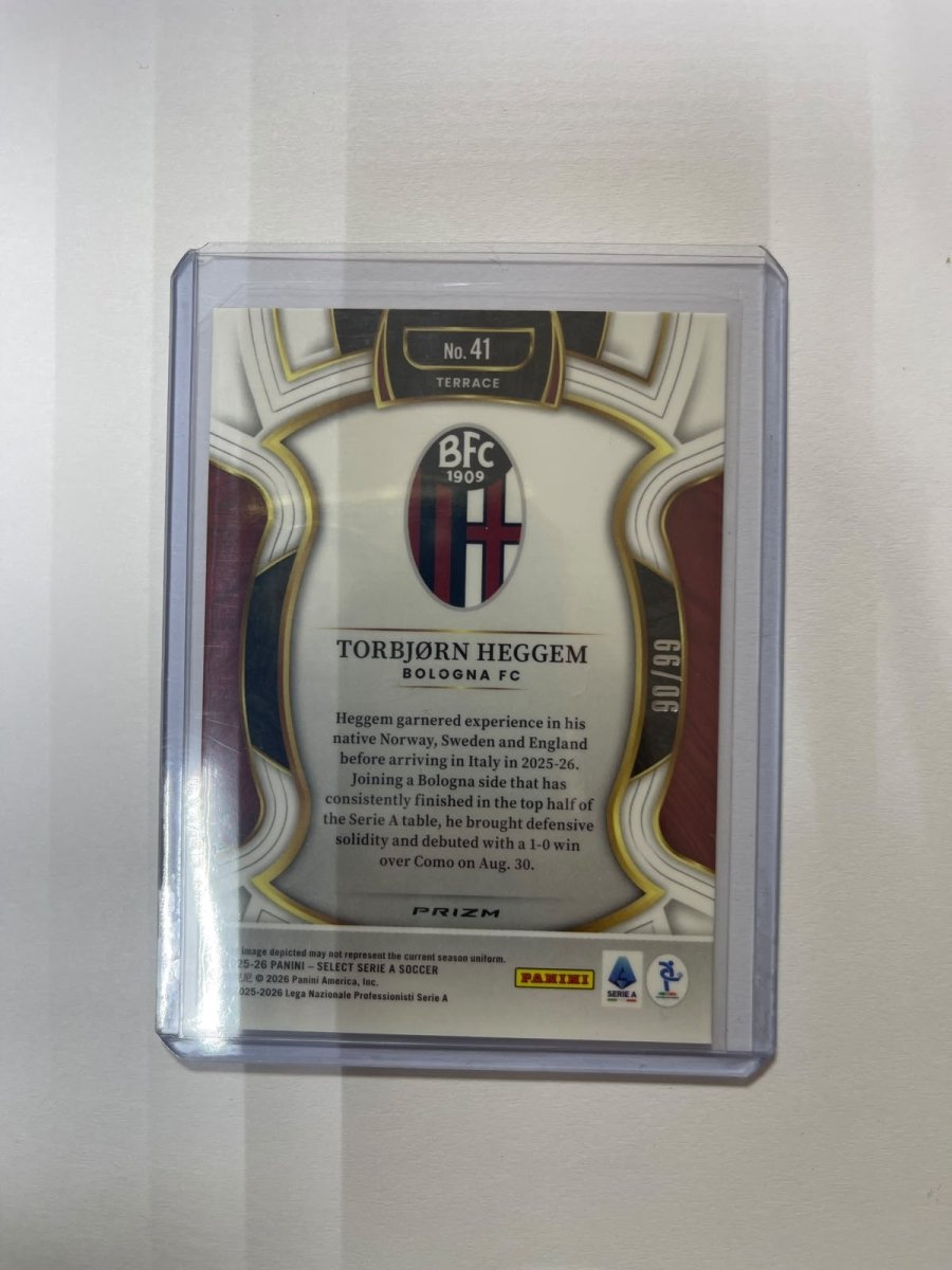 Torbjorn Heggem RC /99 - 25-26 Panini Select Serie A - Bronze Checker - Bologna FC by Card Market Ahuy on MYNTED