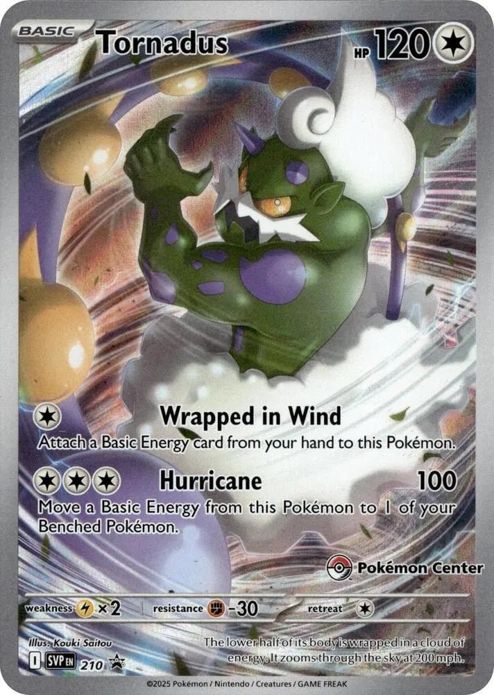 Tornadus - 210 Promo (Pokemon Center Exclusive) by The Archive Stop on MYNTED