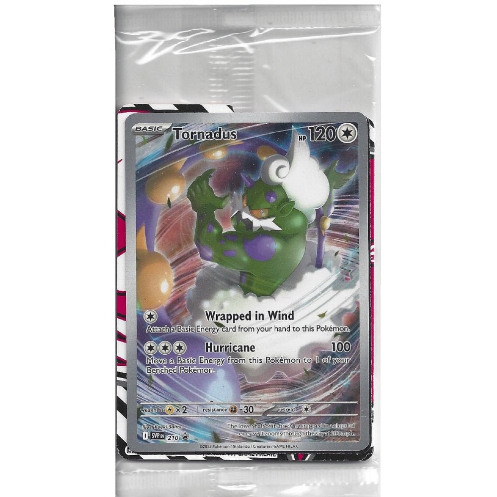 Tornadus - 210 Scarlet & Violet Promo Sealed Promo 210 by PokeGrails on MYNTED