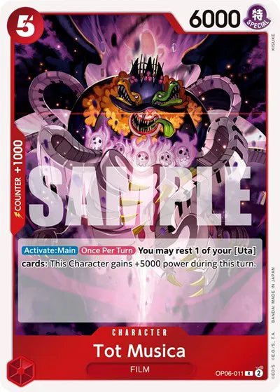 Tot Musica Wings of the Captain R OP06 - 011 by Schmutzfink TCG on MYNTED