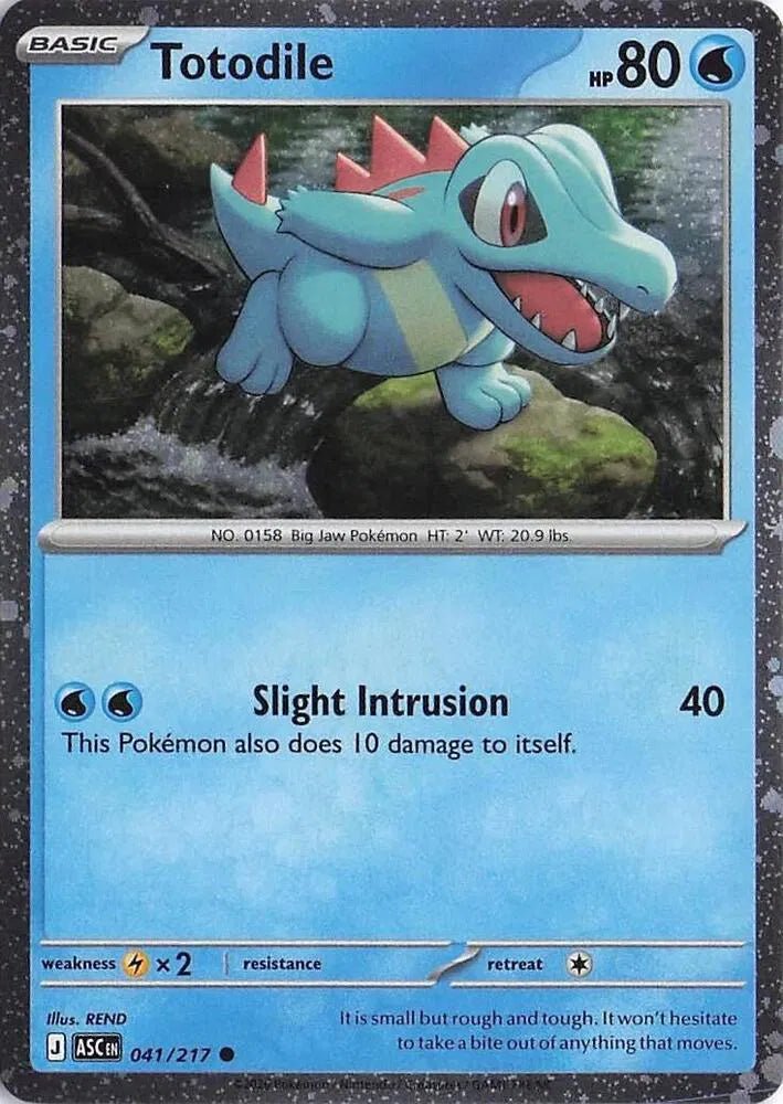 Totodile - 041/217 (Cosmos Holo) by The Archive Stop on MYNTED